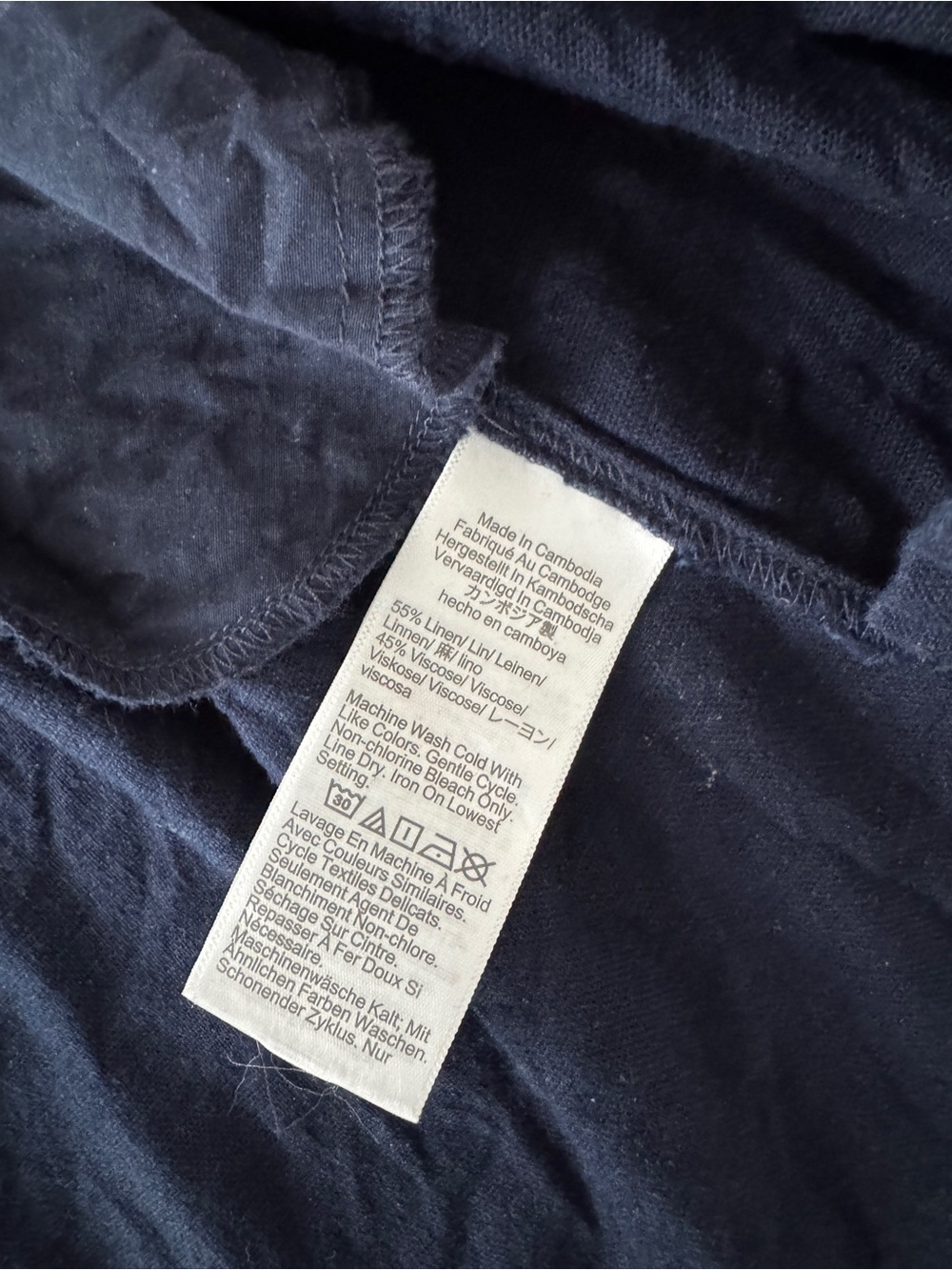 J. Crew Factory Linen Button Front Dress - Picture 4 of 4